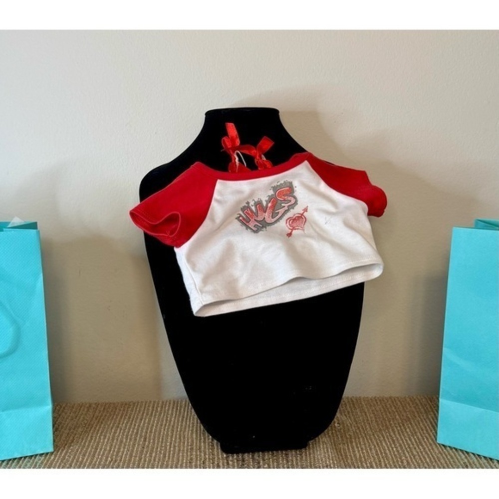 🌸Vintage Build-A-Bear Hugs T-Shirt/Underwear/Hair Bows❤️🤍
